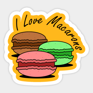 I love Macarons Sticker